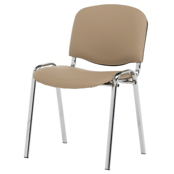 Посетителски стол Carmen 1135-1 LUX - бежов N