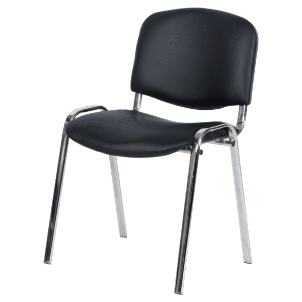 Посетителски стол Carmen 1135-1 LUX - черен N