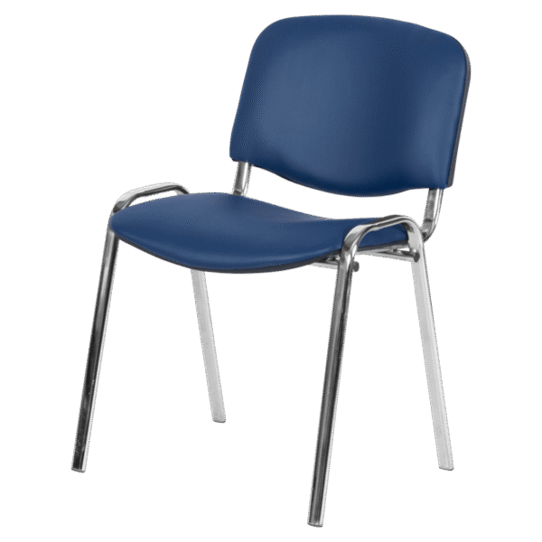 Посетителски стол Carmen 1135-1 LUX - тъмносин N