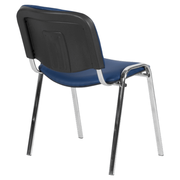 Посетителски стол Carmen 1135-1 LUX - тъмносин N