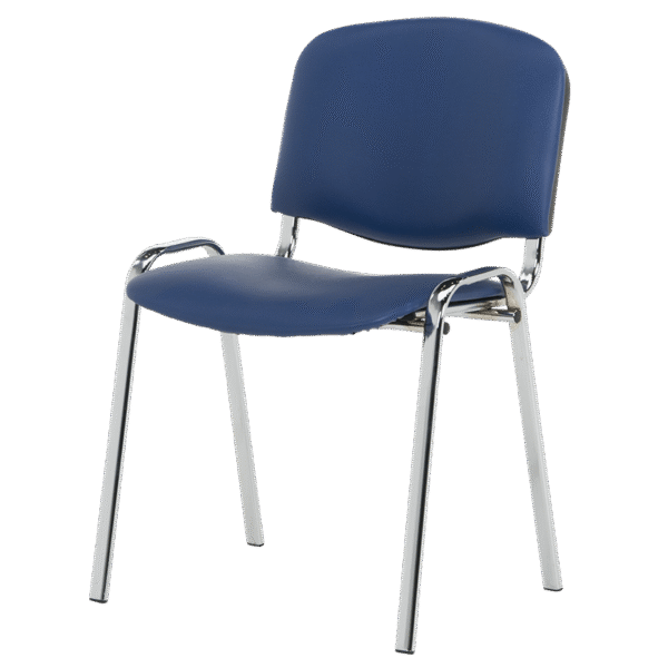 Посетителски стол Carmen 1135-1 LUX - тъмносин SC