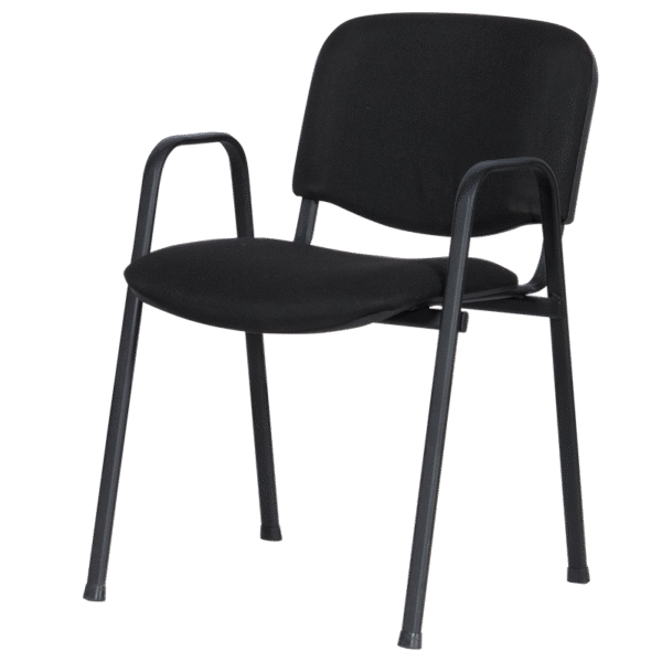 Посетителски стол Carmen 1137 LUX - черен