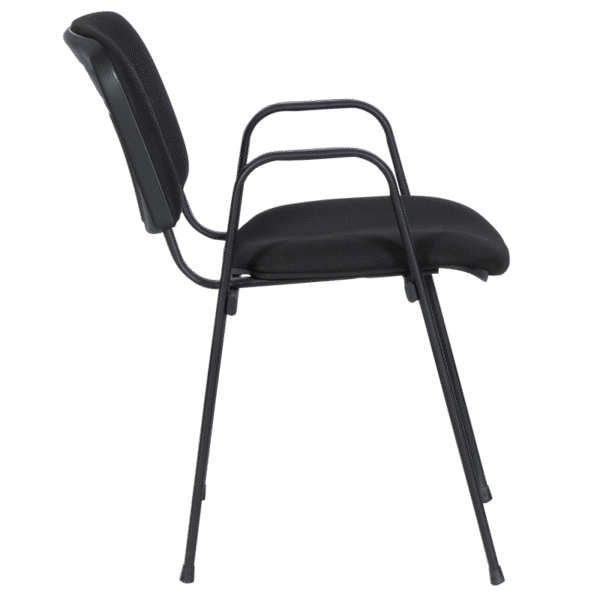 Посетителски стол Carmen 1137 LUX - черен