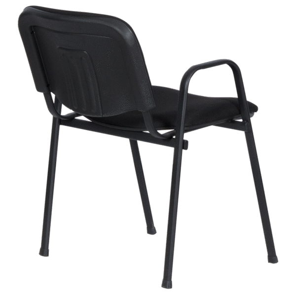 Посетителски стол Carmen 1137 LUX - черен