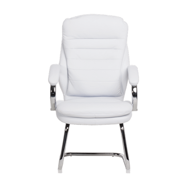 Посетителски стол Carmen 6154 - бял