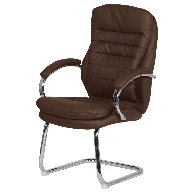 posetitelski-stol-carmen-6154-kafjav Посетителски стол Carmen 6154 - кафяв