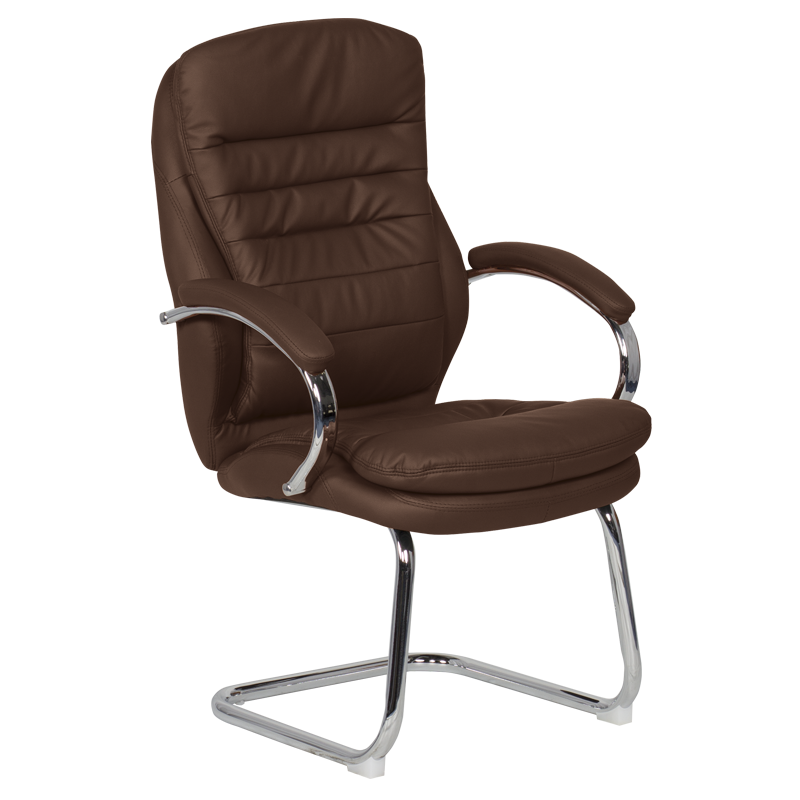 posetitelski-stol-carmen-6154-kafjav Посетителски стол Carmen 6154 - кафяв