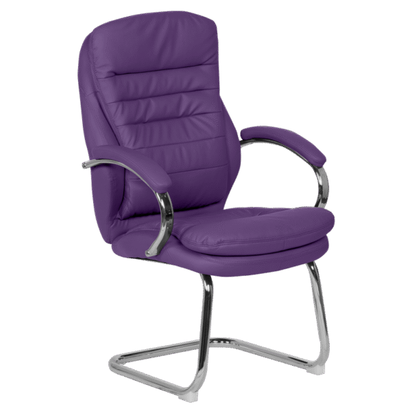 Посетителски стол Carmen 6154 - лилав
