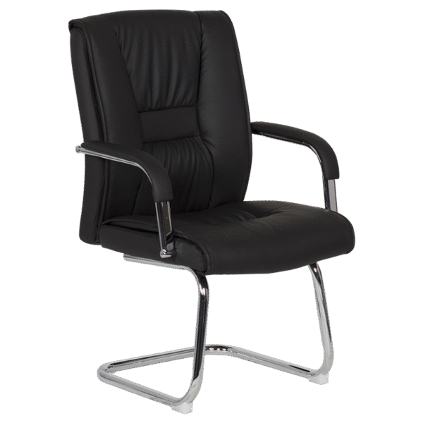 Посетителски стол Carmen 6540 - черен LUX