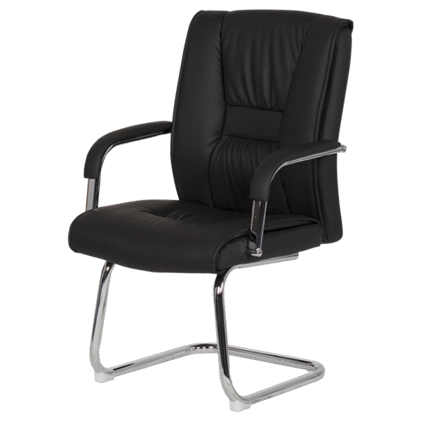 Посетителски стол Carmen 6540 - черен LUX