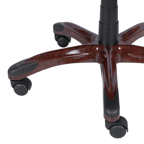 Президентски офис стол Carmen 5025 - кестен и черен цвят