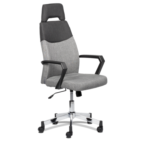 Президентски офис стол Carmen 6005 - сив и зелен цвят