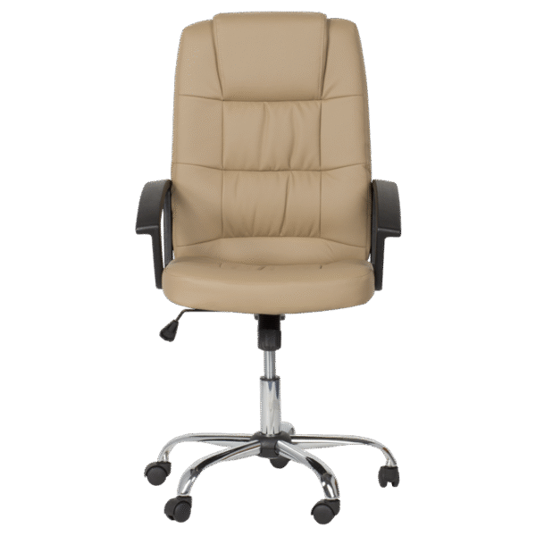 Президентски офис стол Carmen 6076 - бял, крем и бежов цвят