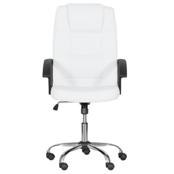 Президентски офис стол Carmen 6076 - бял, крем и бежов цвят