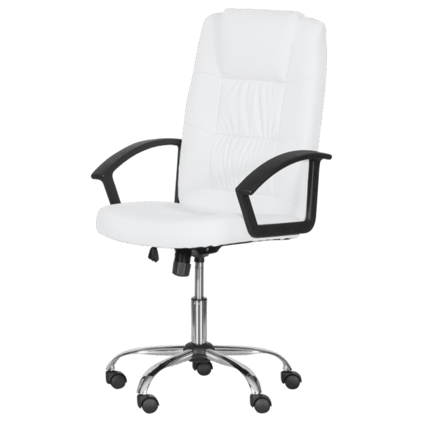 Президентски офис стол Carmen 6076 - бял, крем и бежов цвят