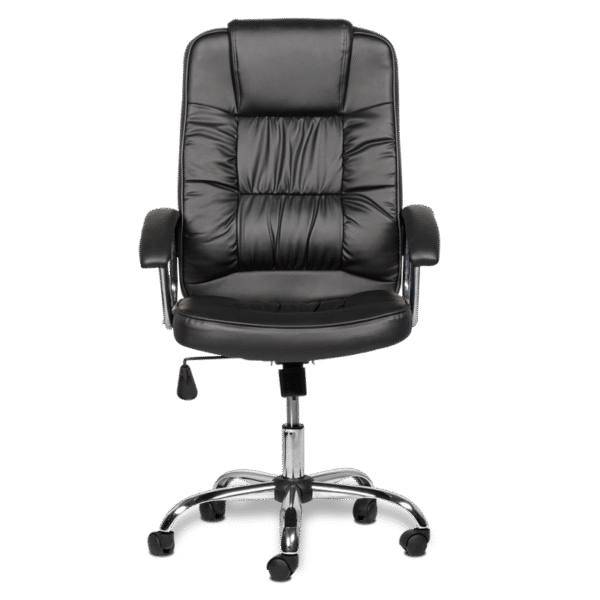 Президентски офис стол Carmen 6081 - крем и черен цвят