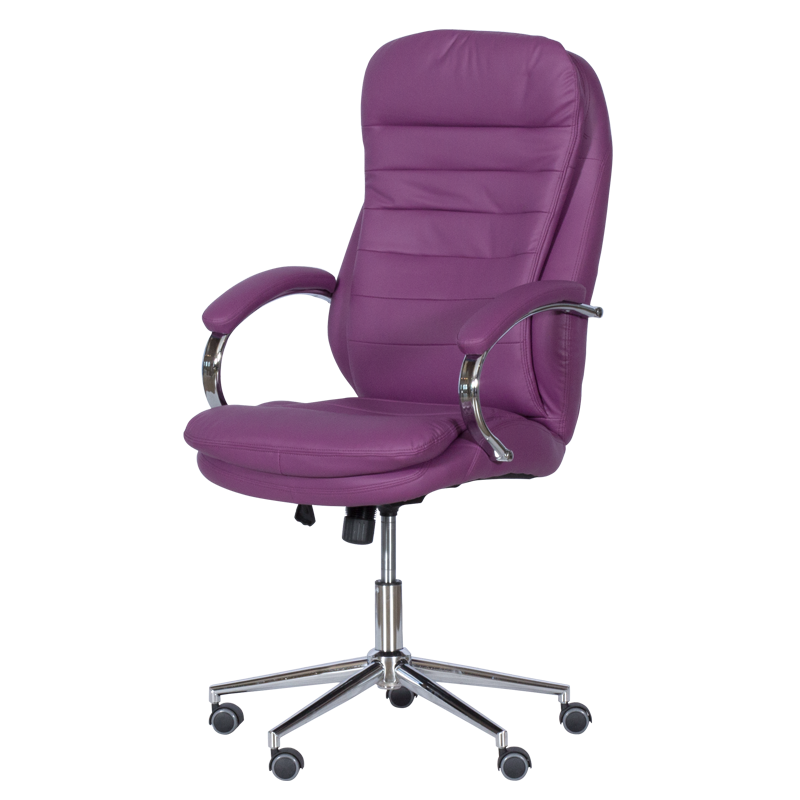 prezidentski-ofis-stol-carmen-6113-1-lilav Президентски офис стол Carmen 6113-1 - лилав