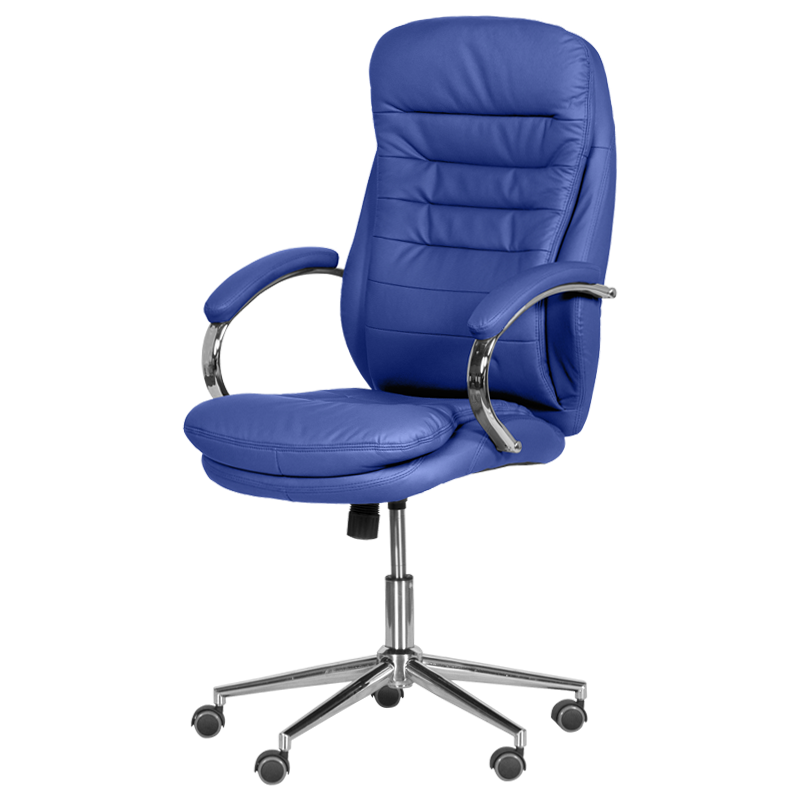 prezidentski-ofis-stol-carmen-6113-1-sin Президентски офис стол Carmen 6113-1 - син