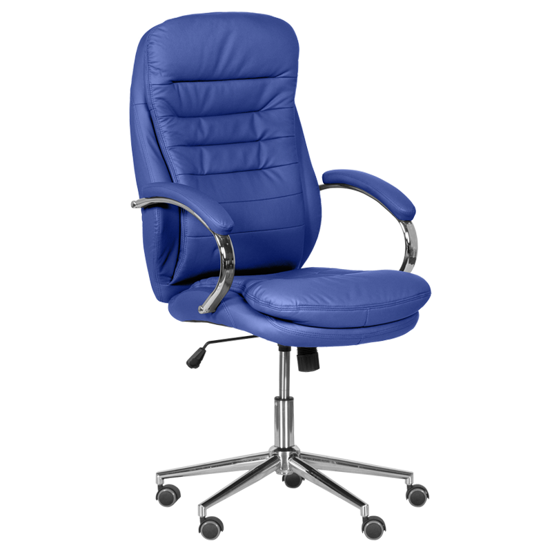 prezidentski-ofis-stol-carmen-6113-1-sin Президентски офис стол Carmen 6113-1 - син