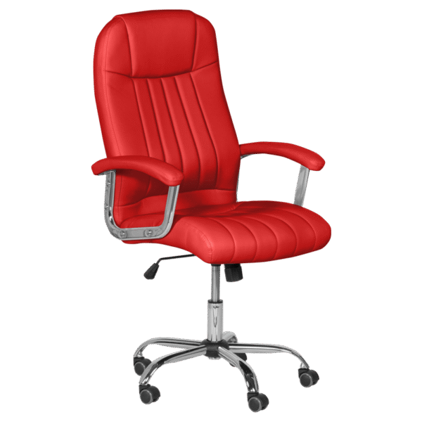 Президентски офис стол Carmen 6181 - червен