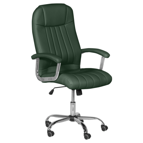 Президентски офис стол Carmen 6181 - маслено зелен