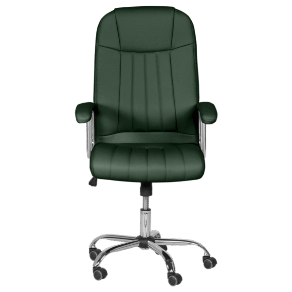 Президентски офис стол Carmen 6181 - маслено зелен