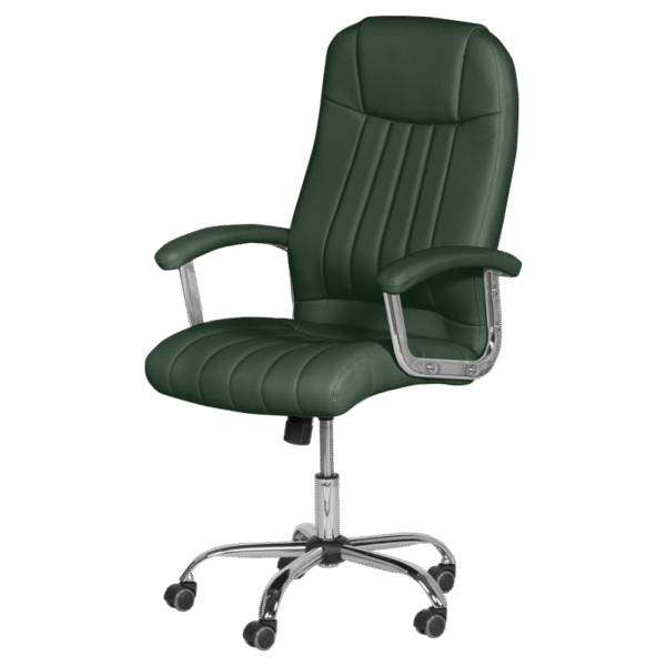 Президентски офис стол Carmen 6181 - маслено зелен