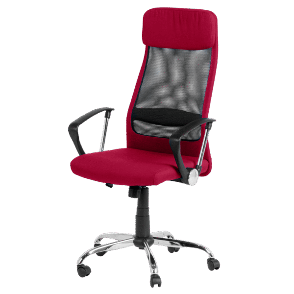 Президентски офис стол Carmen 6183 - бургунди