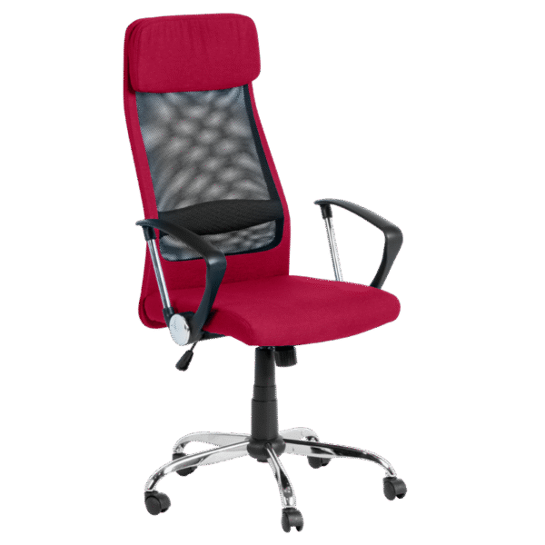 Президентски офис стол Carmen 6183 - бургунди