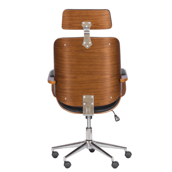 Президентски офис стол Carmen 6401 - орех - черно