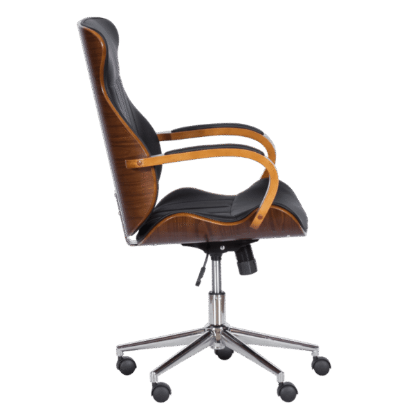 Президентски офис стол Carmen 6402 - орех - черно