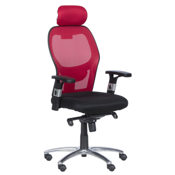 Ергономичен стол Carmen 7520 - черно червен цвят