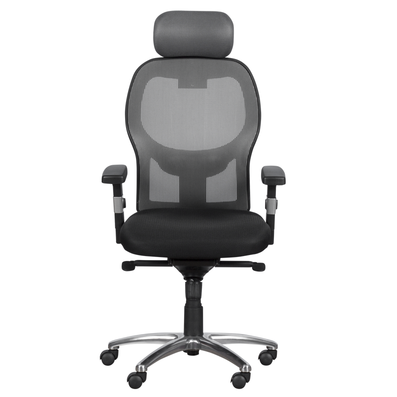 prezidentski-ofis-stol-carmen-7520-cheren-siv Ергономичен стол Carmen 7520 - черно сив цвят