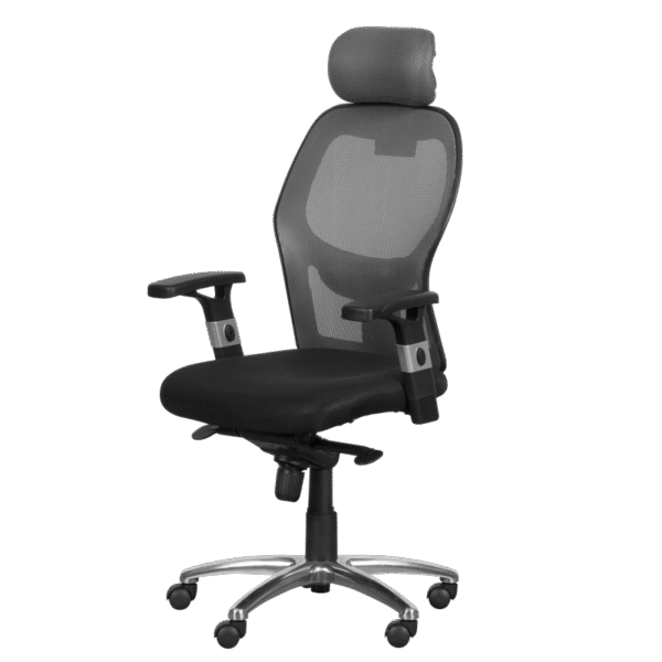 Ергономичен стол Carmen 7520 - черно сив цвят