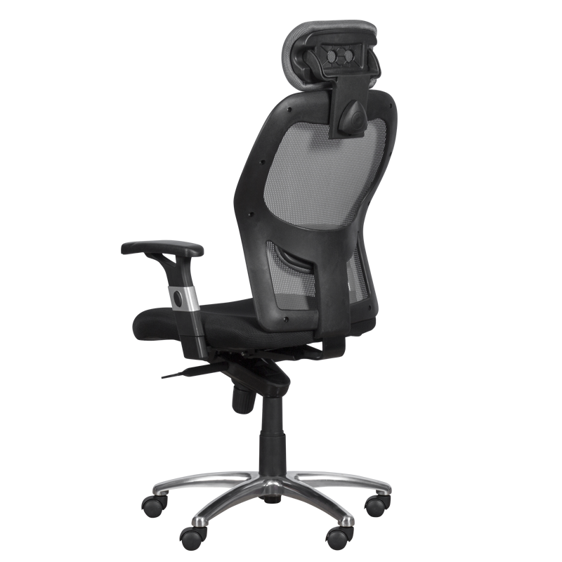 prezidentski-ofis-stol-carmen-7520-cheren-siv Ергономичен стол Carmen 7520 - черно сив цвят