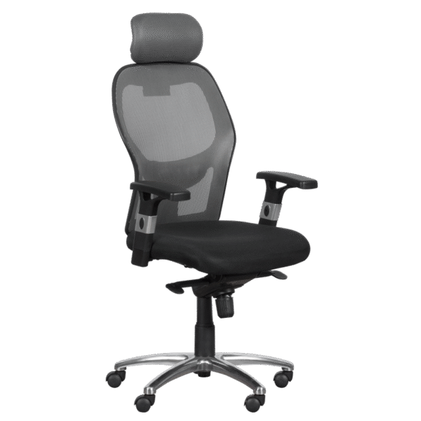 Ергономичен стол Carmen 7520 - черно сив цвят