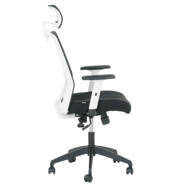 Президентски офис стол Carmen 7523 - черен и оранжев цвят