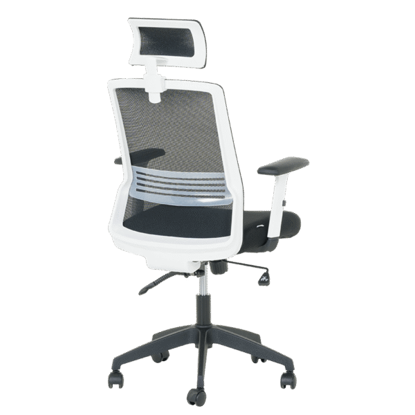 Президентски офис стол Carmen 7523 - черен и оранжев цвят