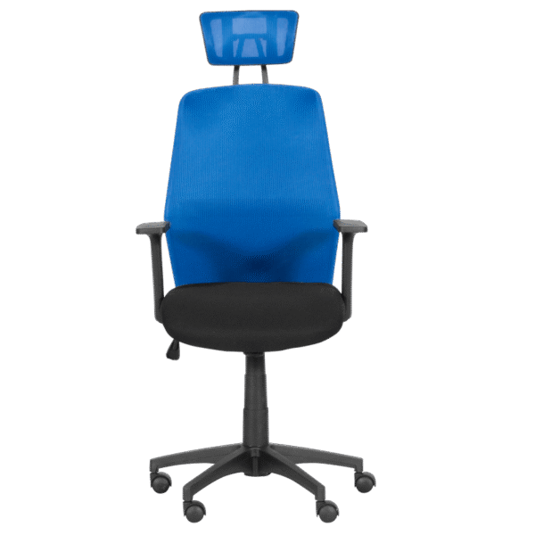 Президентски офис стол Carmen 7535 - синьо - черен