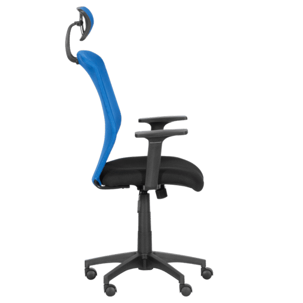 Президентски офис стол Carmen 7535 - синьо - черен