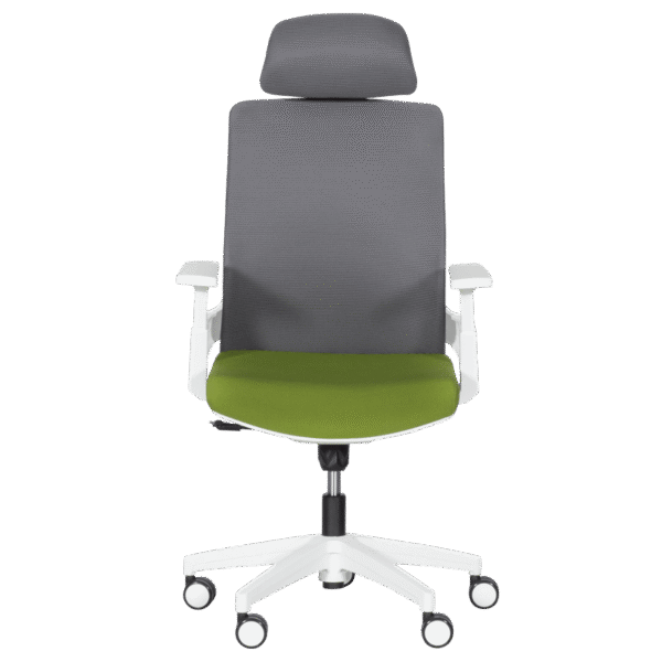 Президентски офис стол Carmen 7546 - тъмнозелен-сив