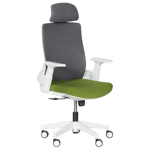 Президентски офис стол Carmen 7546 - тъмнозелен-сив