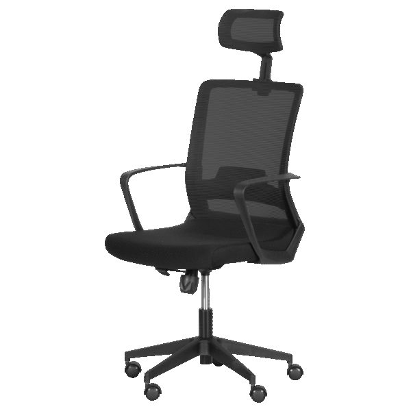 Президентски офис стол Carmen 7562 - черен