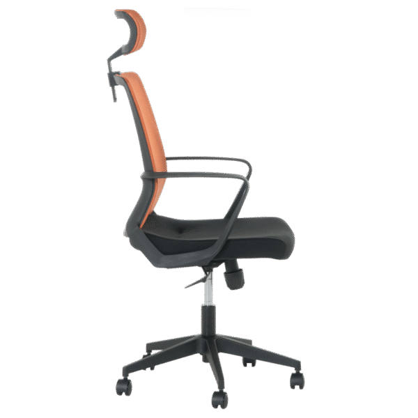 Президентски офис стол Carmen 7562 - черно - оранжево