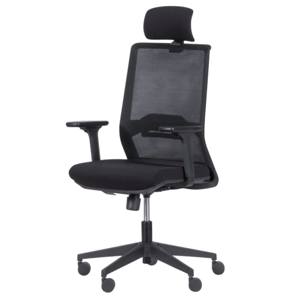 Президентски офис стол Carmen 7566 - черен