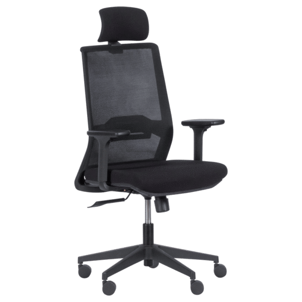 Президентски офис стол Carmen 7566 - черен