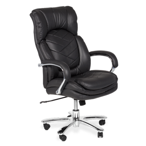 Президентски офис стол Carmen 8040 - черен цвят