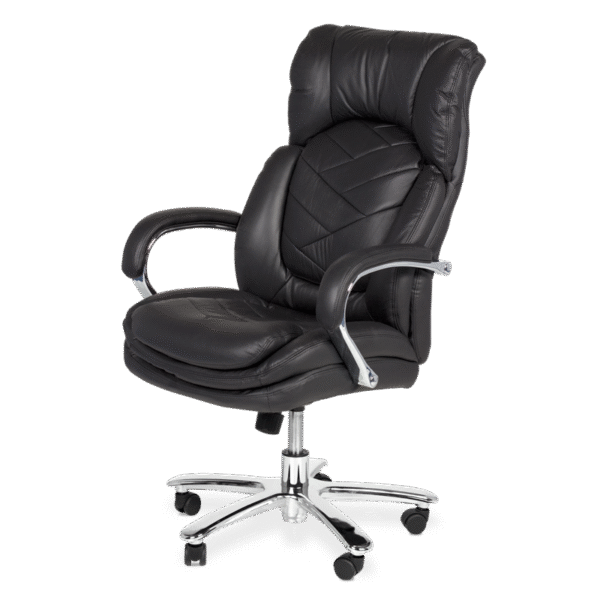 Президентски офис стол Carmen 8040 - черен цвят