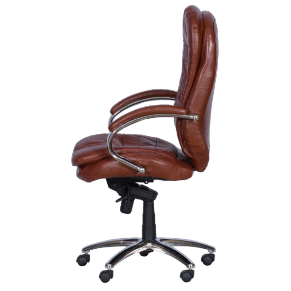 Президентски офис стол Carmen 8113-1 - искрящо кафяв