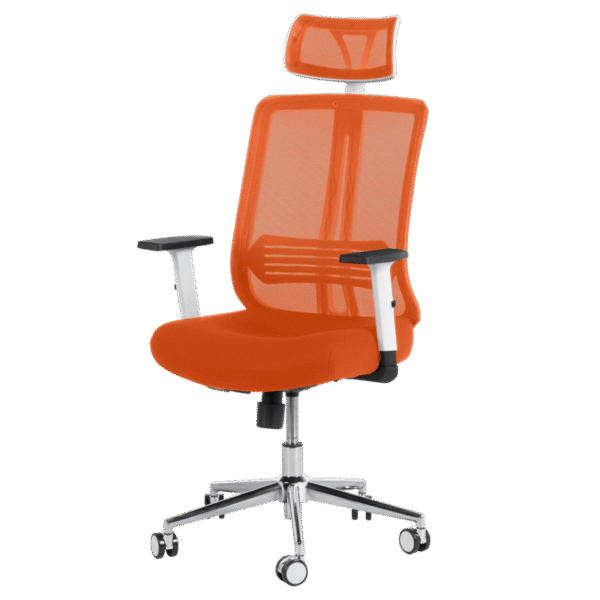 Президентски офис стол LORENA LUX - оранжев